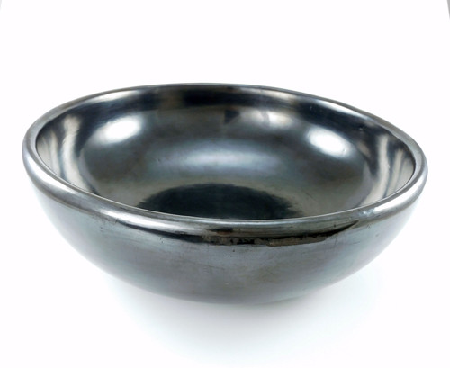 Lustrous Black Pottery by Maria Poveka