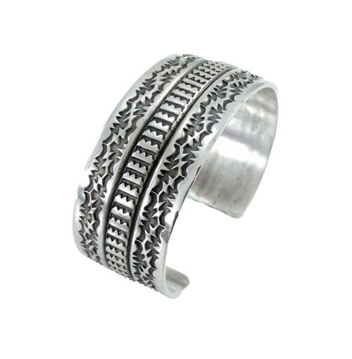 Silver Cuff Bracelet by Sunshine Reeves