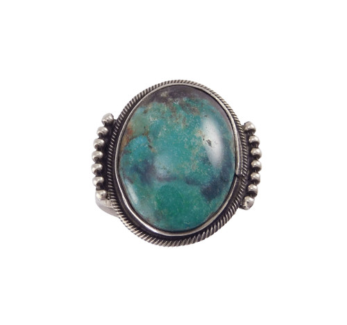 Harry Morgan Bisbee Turquoise Silver Ring