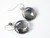 UITA 21 Silver Clouds and Rain Dangle Earrings