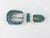Ranger Style Buckle Zuni Inlay Turquoise and Silver Dishta