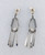 Zuni Turquoise Dangle Earrings Falling Rain