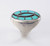 Vintage Zuni Turquoise Inlay Ring for Man