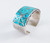 Zuni Turquoise Inlay Silver Bracelet Lambert Homer