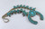 Mid-Century Zuni Indian Turquoise and Silver Squash Blossom Necklace