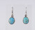 Blue Moon Turquoise Dangle Earrings