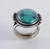 Harry Morgan Bisbee Turquoise Silver Ring