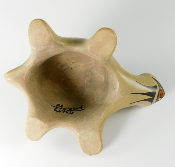 Pottery Turtle Figurine by Margaret and Luther