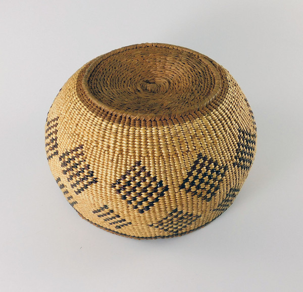 Pit River Indian Trinket Basket