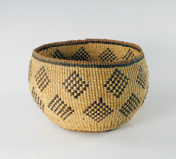 Pit River Indian Trinket Basket