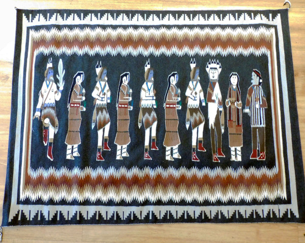 Yei bi chai Dance Rug Woven by Lillie Claleson