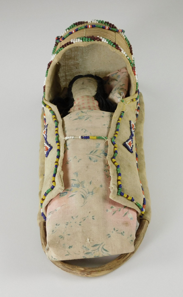 Antique Apache Indian Doll in Cradleboard