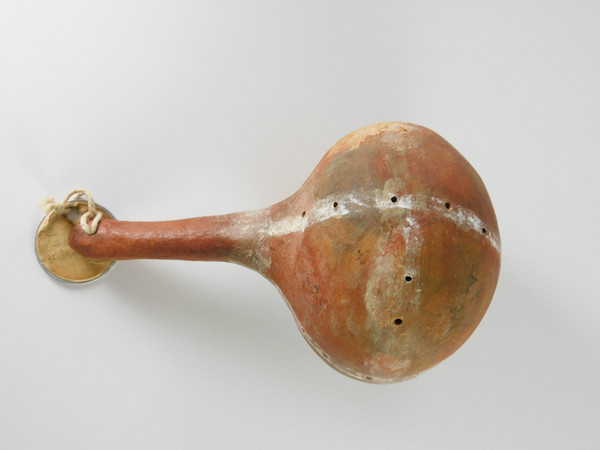 Antique Isleta Pueblo Pottery Rattle