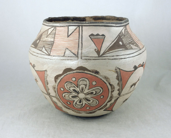 Antique Zuni Pueblo Pottery Jar