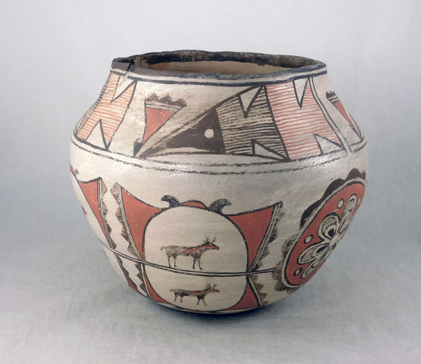 Antique Zuni Pueblo Pottery Jar