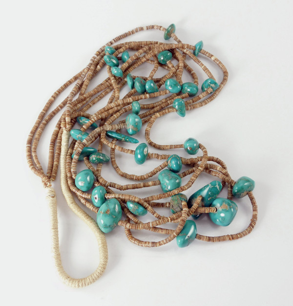 Fox Turquoise Nuggets Necklace ex. CG Wallace Coll.