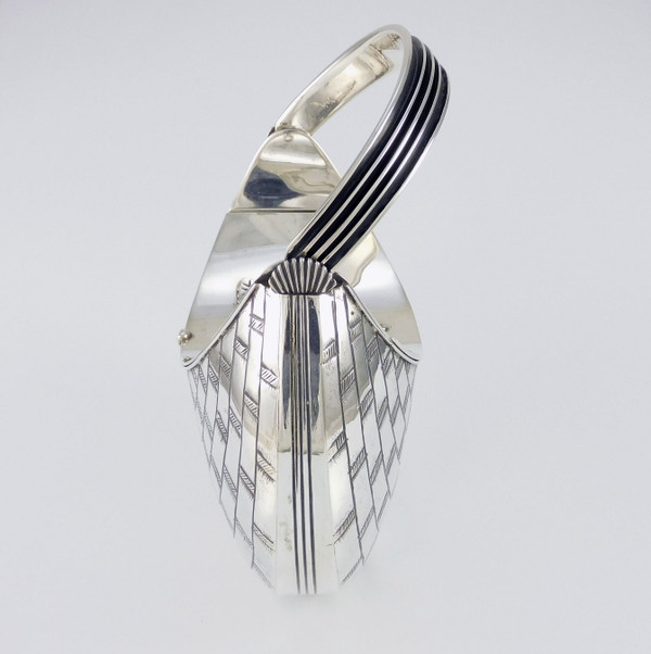 Kenneth Begay for White Hogan Silver Opera Bag