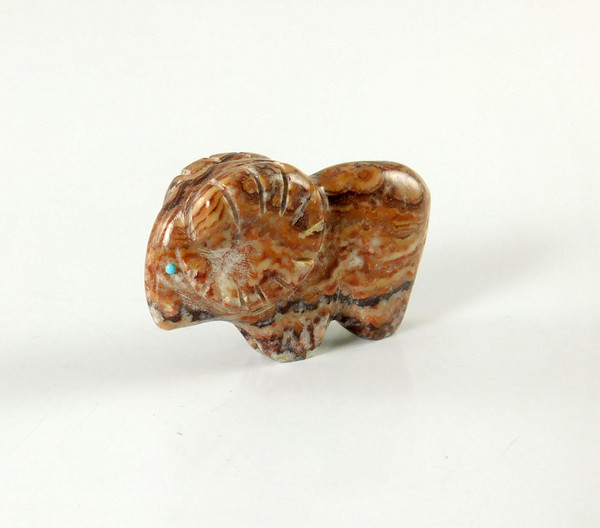 Georgina Quam Zuni Big Horn Ram Carving 