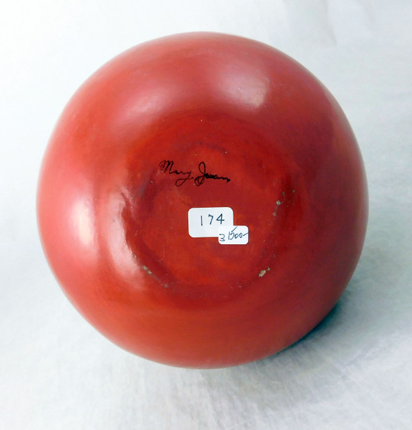 Mary Juan Red Maricopa Pottery Jar