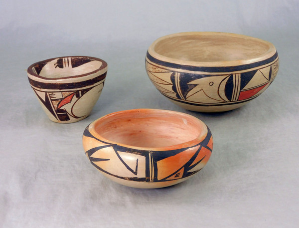 Three Nampeyo Family bowls
