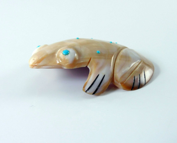 Zuni Frog Fetish by Georgette Quam