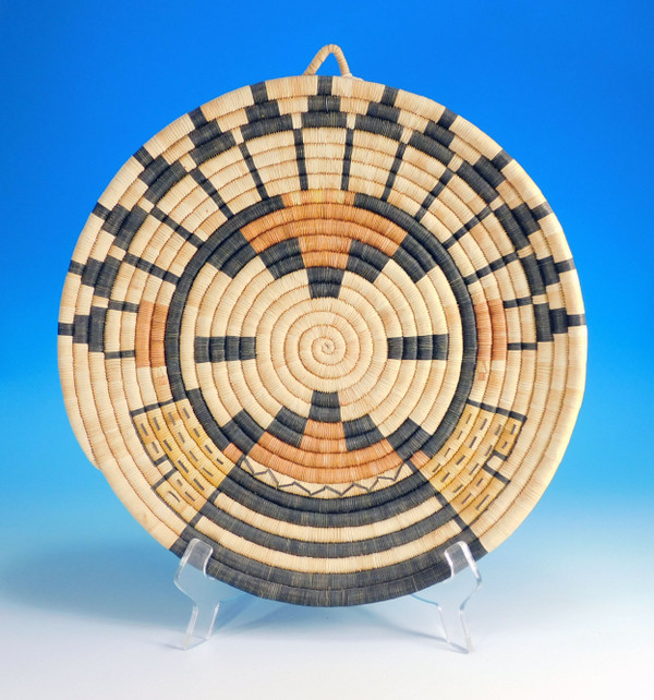 Second Mesa Hopi Coil Plaque with HIlili Kachina