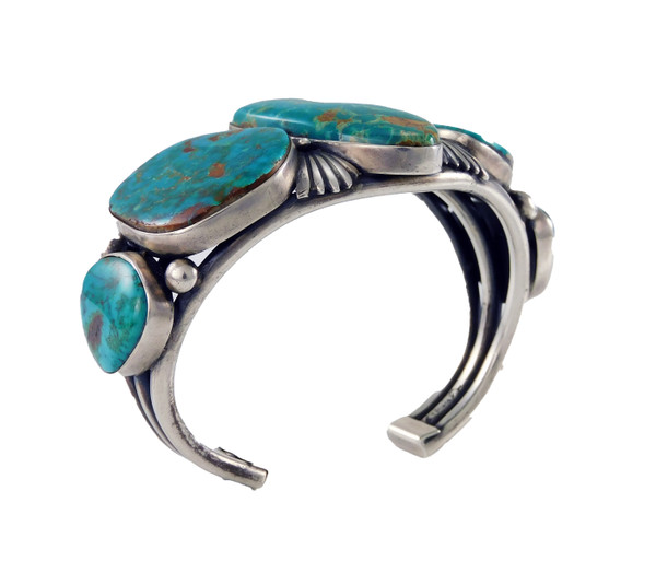 Joe Piaso Turquoise and Silver Bracelet