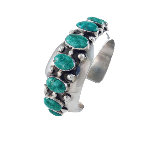 Ramon Platero Turquoise in Silver Cuff Bracelet