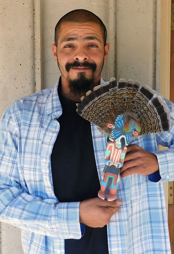 Traditional Hopi Gambler Kachina Kevin Chavarria