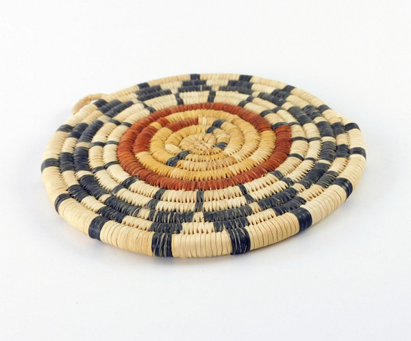 Small Hopi Coil Sun Plaque by Annabelle Nequatewa