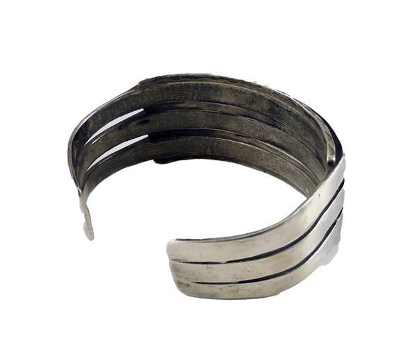 Vintage Zuni Inlay Turquoise Bracelet