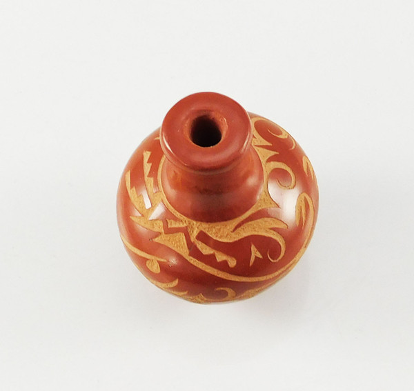 Miniature Avanyu Jar by Grace Medicine Flower