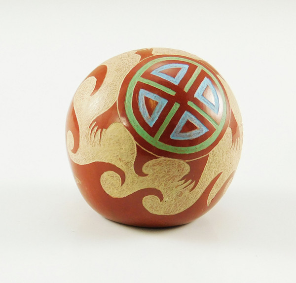 Miniature Pottery by Joseph Lonewolf Turtle and Lizard