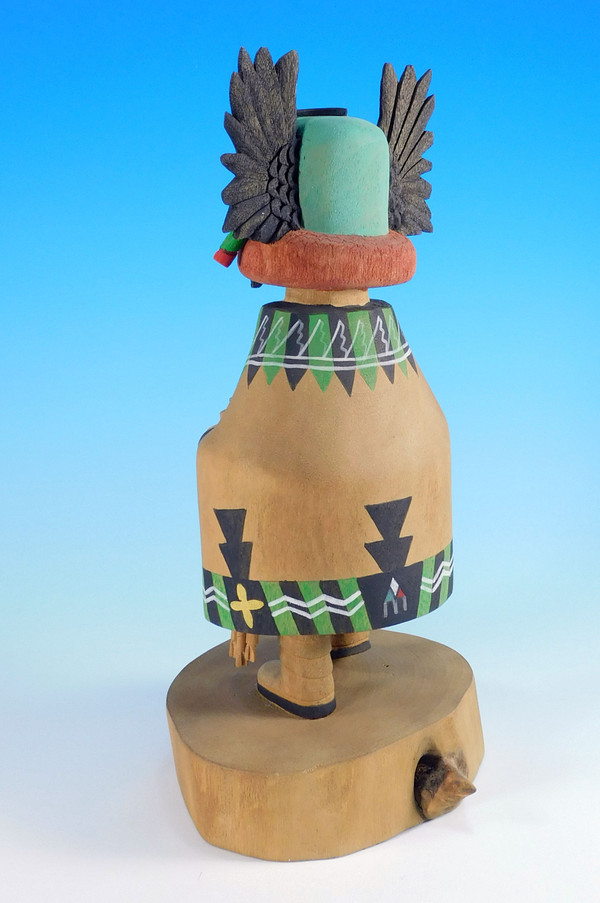 Hopi Crow Mother Kachina Sculpture by Michael Harris