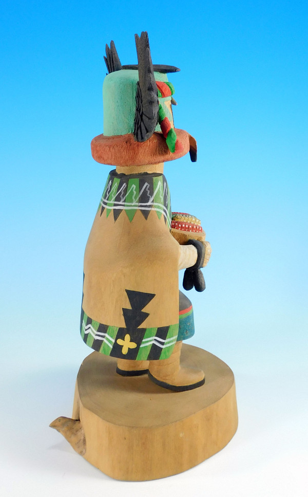 Hopi Crow Mother Kachina Sculpture by Michael Harris