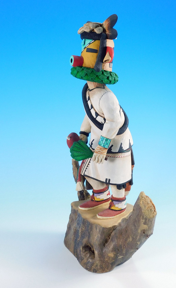 Hopi Sunset Crater Kachina Sculpture by Robert Albert