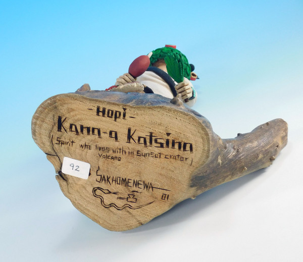 Hopi Sunset Crater Kachina Sculpture by Robert Albert