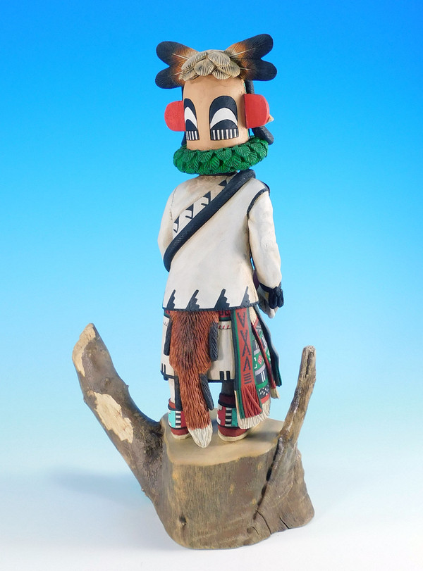 Hopi Sunset Crater Kachina Sculpture by Robert Albert