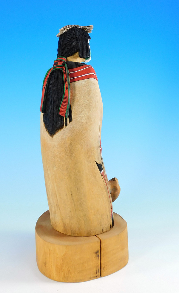 Hopi Harvest Kachina Sculpture by Armand Fritz