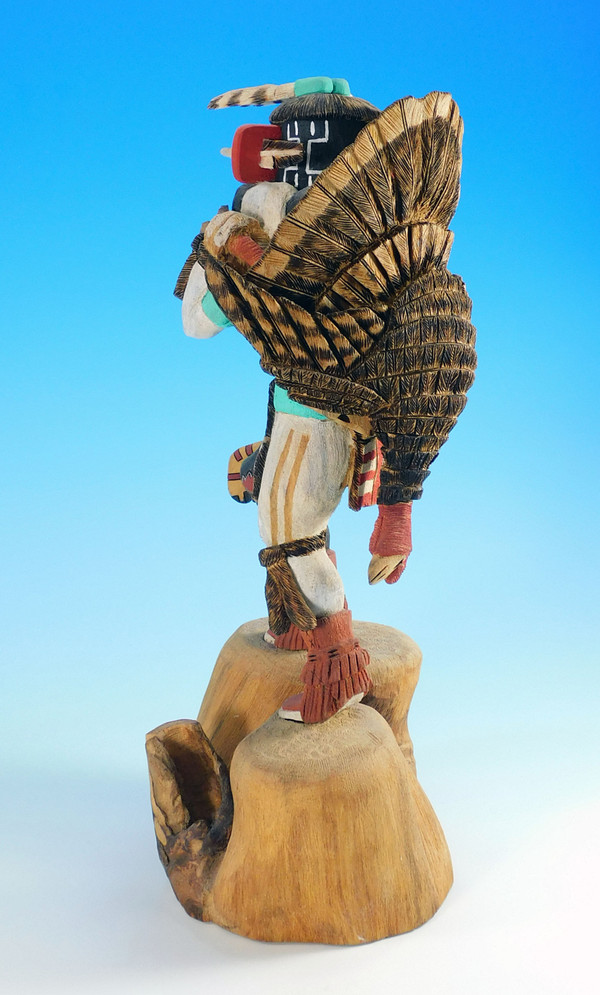 Hopi Left-Hand Kachina Sculpture by Duane Lacapa