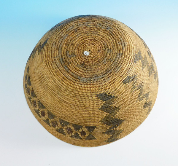 Antique Yokut Feast Bowl Basket