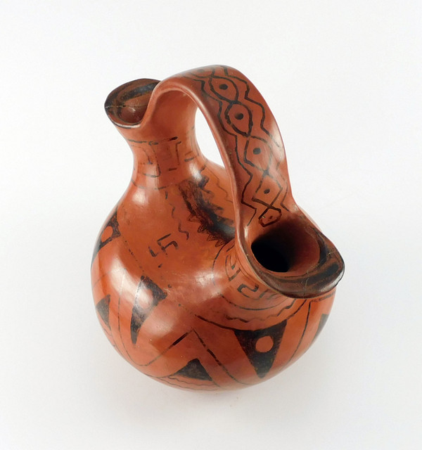 Antique Maricopa Pottery Wedding Vase