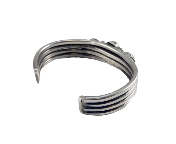 Turquoise Mountain in Silver Cuff Bracelet