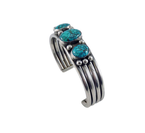 Turquoise Mountain in Silver Cuff Bracelet