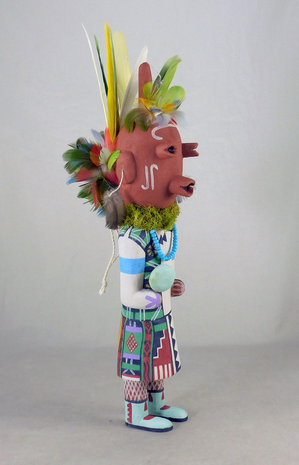Traditional Hopi Koyemsi Kachina by Brandon Ross