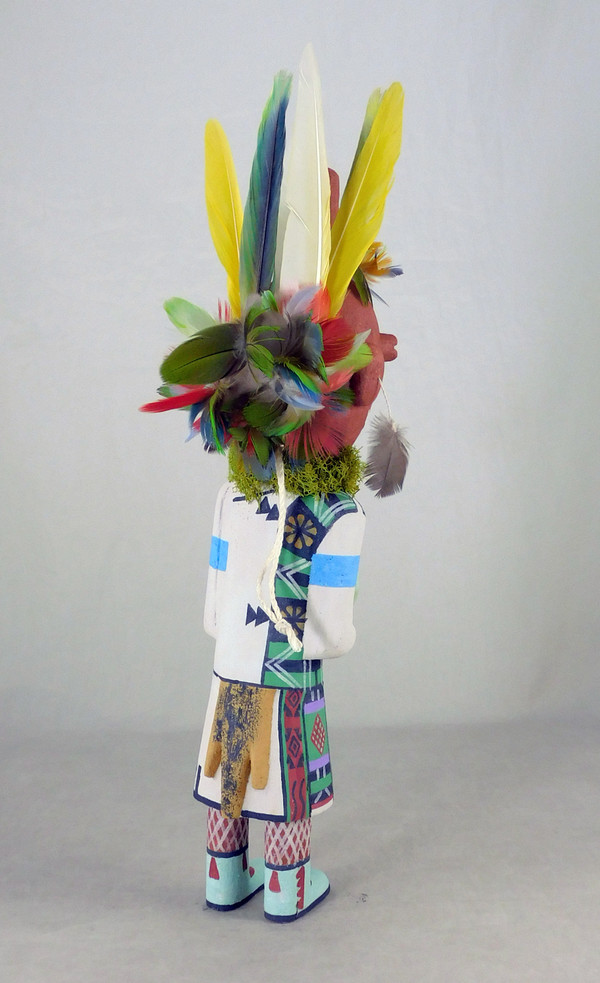 Traditional Hopi Koyemsi Kachina by Brandon Ross