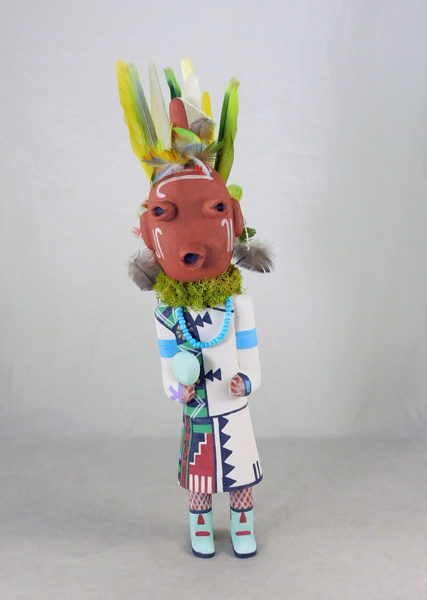 Traditional Hopi Koyemsi Kachina by Brandon Ross