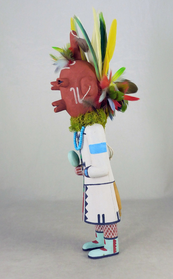 Traditional Hopi Koyemsi Kachina by Brandon Ross