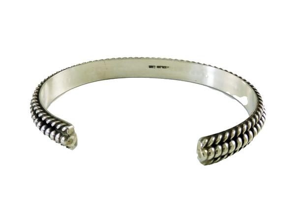 Pair of Silver Cuff Bracelets by Tahe