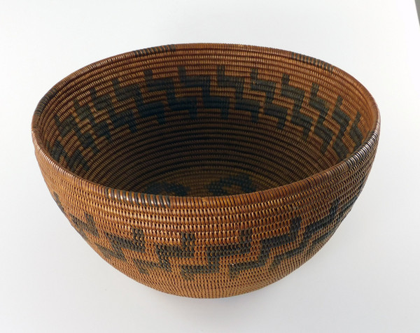 Maidu Indian Basketry Bowl